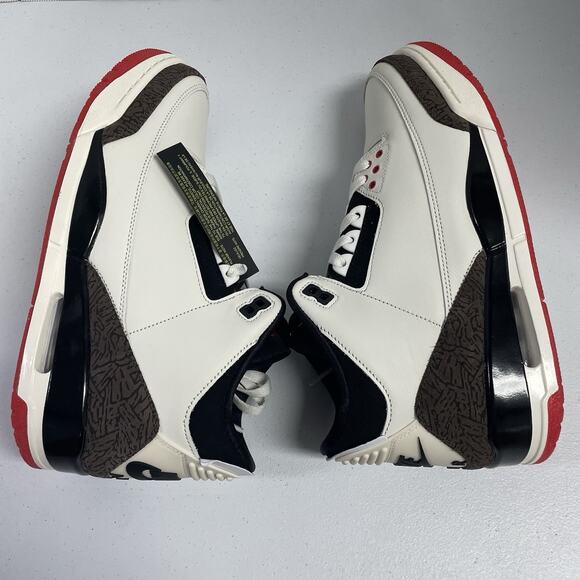 Air Jordan 3 Retro World’s Best Dad IF4396 103 Size 9 Father\'s Day White Black main image 6